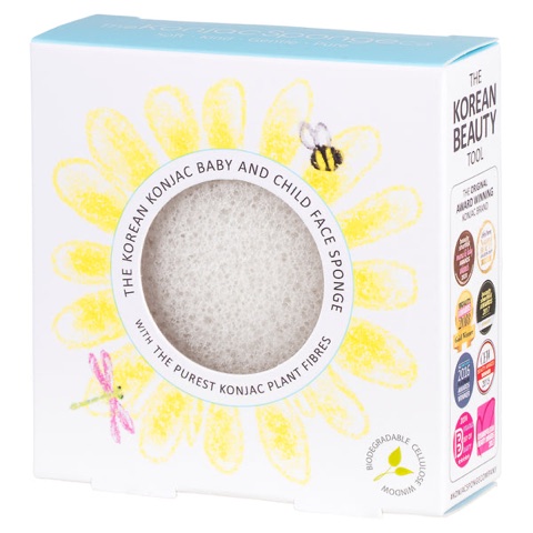 The Konjac Sponge Company Premium Konjac Baby and Child Face Sponge