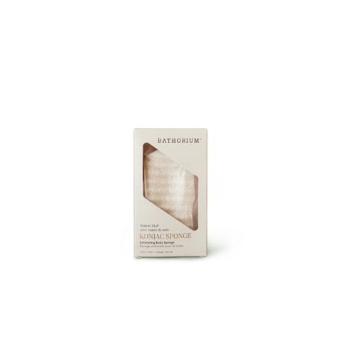 Bathorium Konjac Walnut Shell Exfoliating Body Sponge
