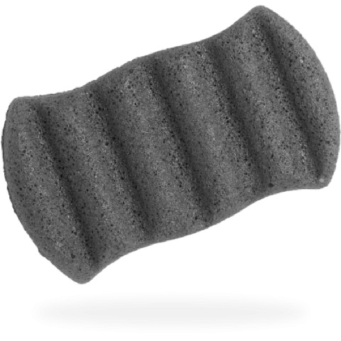 The Konjac Sponge Company Konjac 6 Wave Body Sponge With Bamboo Charcoal